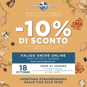 Apertura CES Autunno