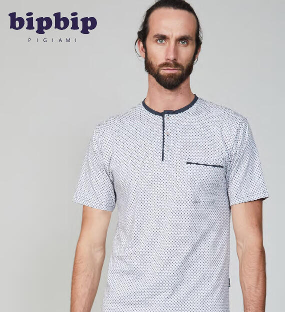10% DISCOUNT ON BIPBIP MEN'S PAJAMAS Centro Ingrosso Abbigliamento Merceria Srl. Clothing Wholesale