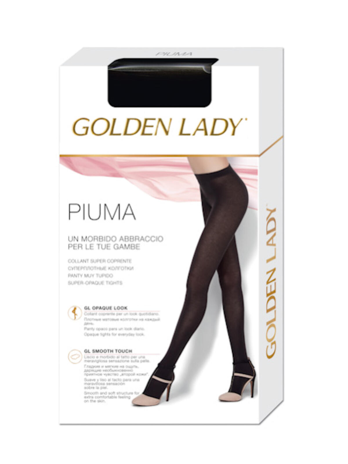 WOMEN'S SUPER OPAQUE TIGHTS GOLDEN LADY PIUMA XL - CIAM
