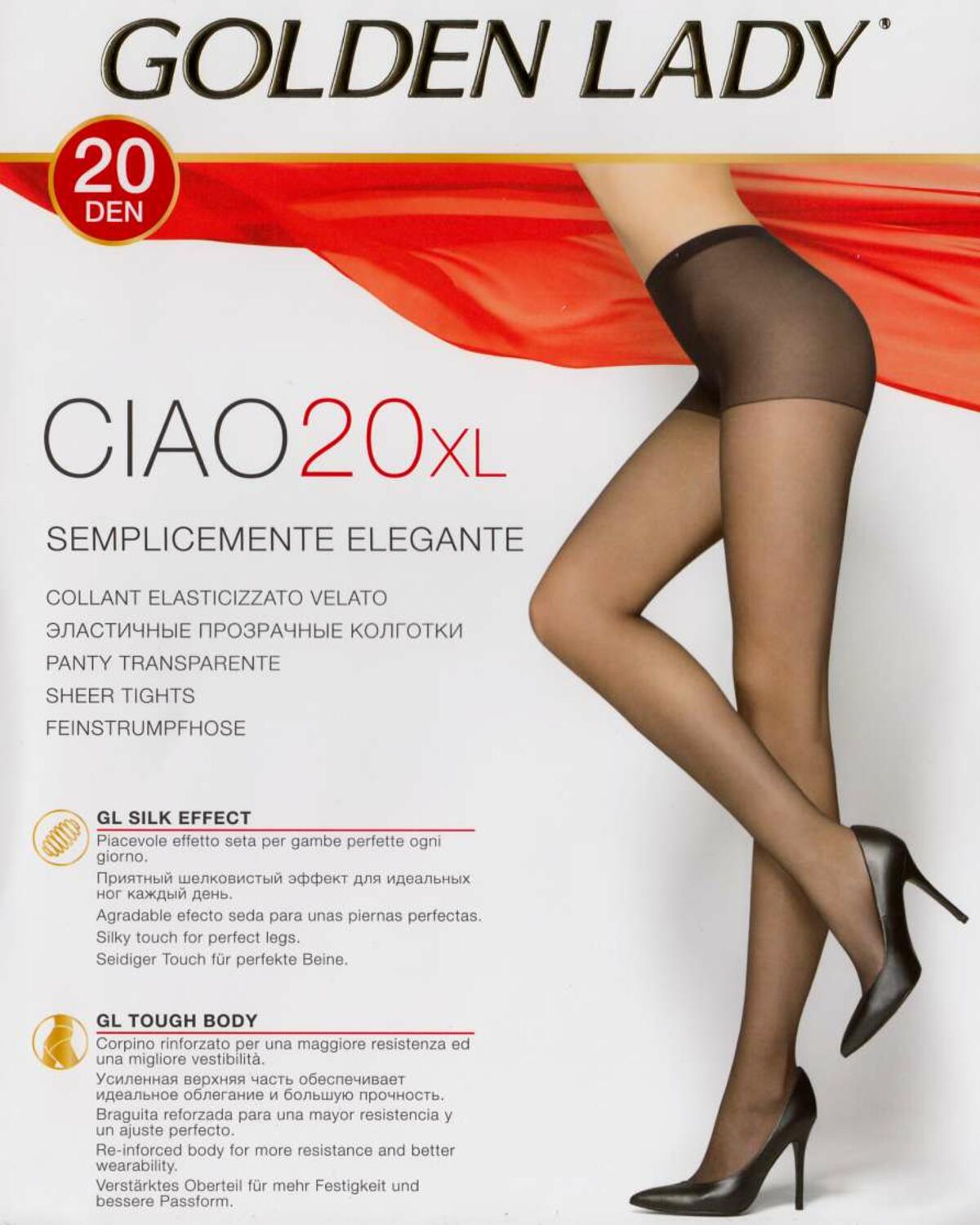 TIGHTS EXTRA LARGE WOMEN'S GOLDEN LADY CIAO 20 XL - Golden Lady