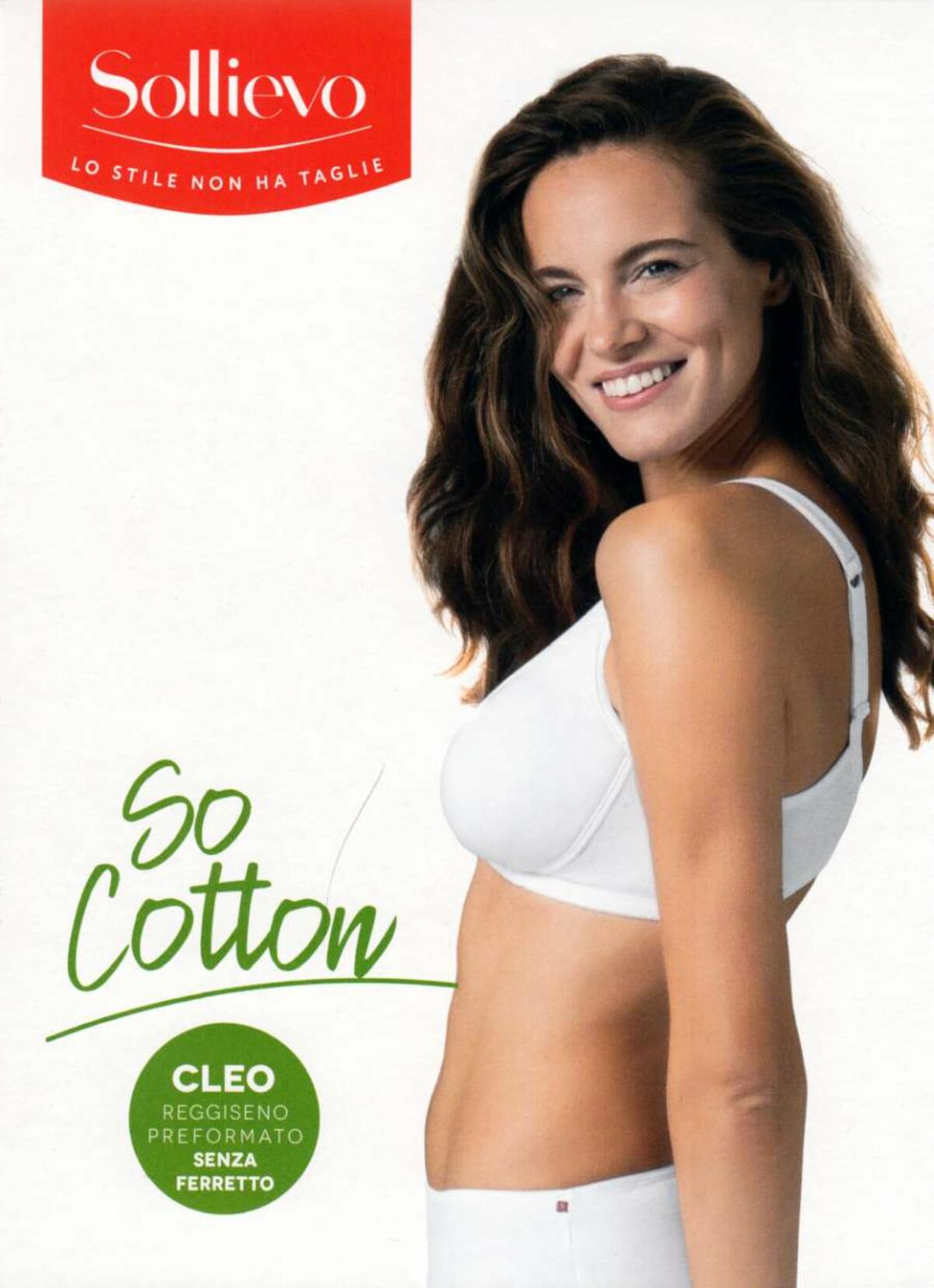 Cleo cotton touch Flower Relief Bra - SOLLIEVO