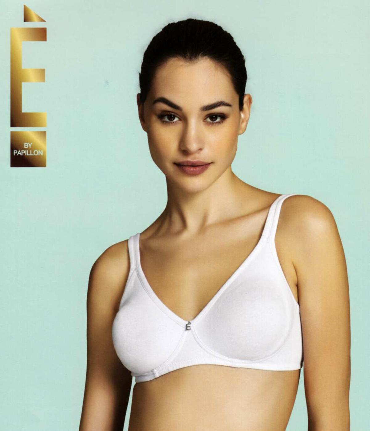 Women's bra without underwire by Papillon Soft Cotton Laura - CIAM