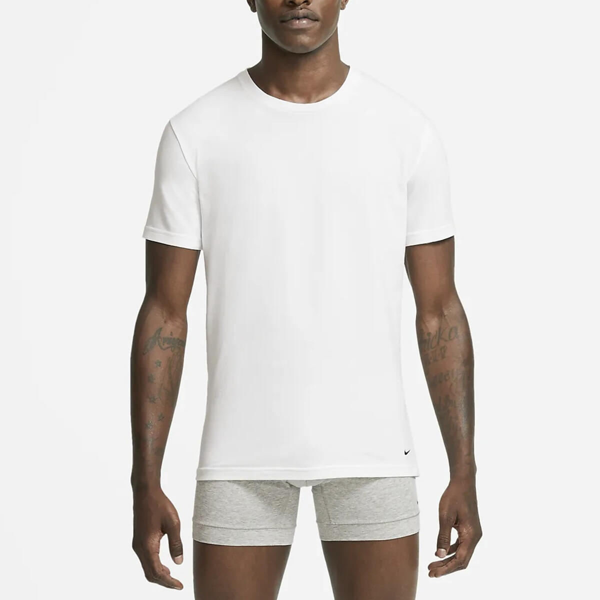 White 2-Pack Cotton Undershirts