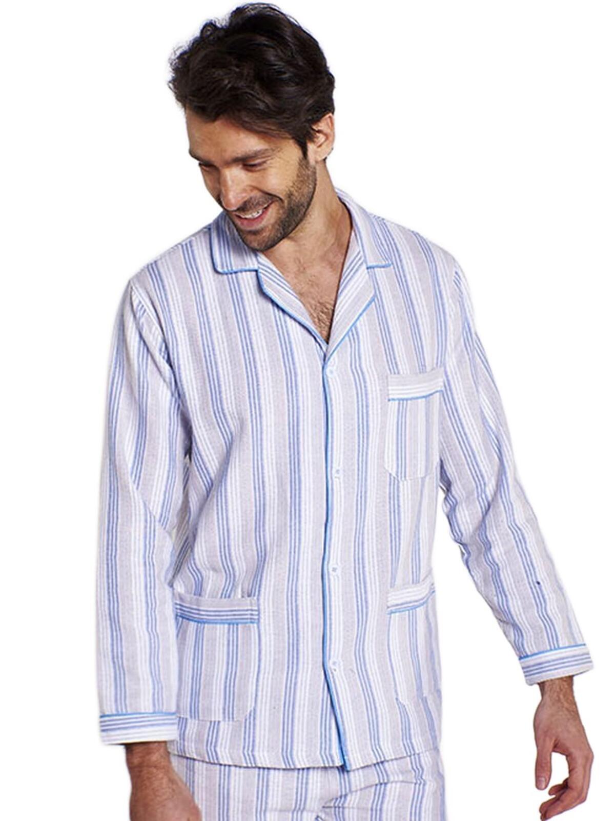 Diplomat WO609 open cotton flannel men's pajamas - CIAM