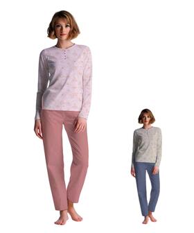 Pigiama donna calibrato in jersey di cotone Cippi 1026C 