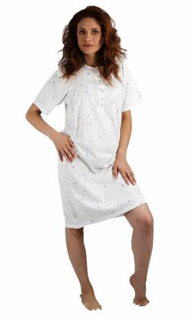 Silvia 1028 women&#39;s short-sleeved cotton nightdress size 3/8 