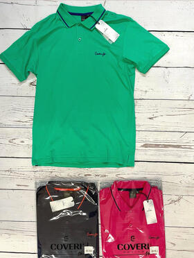 MEN&#39;S SHORT SLEEVE POLO COVERI MOVING PCQ103 