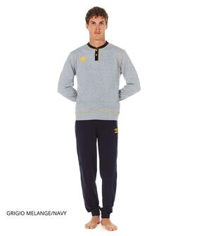 Pigiama uomo a manica lunga in jersey di cotone Umbro 10504 