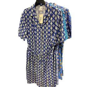 &nbsp;ABITO VESTAGLIA APERTO MANICA CORTA FLORA V106 