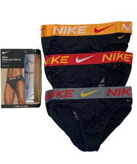 Nike KE1155-COL TRI-PACK Microfiber Men's Briefs 