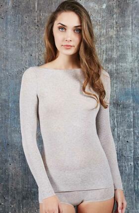 Women&#39;s long-sleeved cashmere sweater Sublyme 1416 