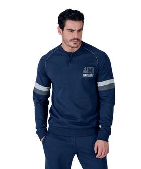 Navigare 141929 Men&#39;s Cotton Fleece Pajama Suit 