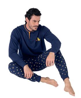 Pigiama uomo in jersey di cotone a manica lunga Navigare 142005 