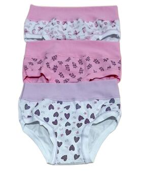 Slip da bambina in cotone elasticizzato Alvada B9506 