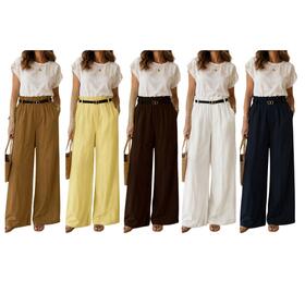 PANTALONE DONNA A PALAZZO FLORA 256235
&nbsp; 