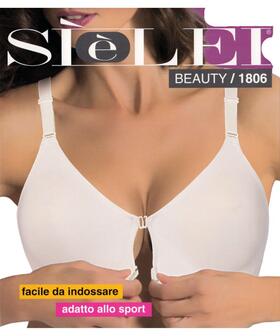 Reggiseno aperto davanti in microfibra SieLei Beauty 1806 