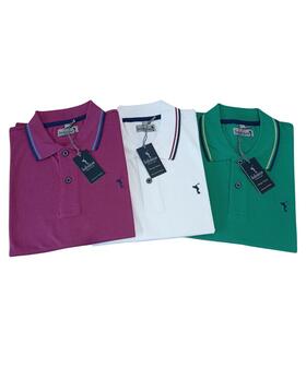 Men&#39;s short-sleeved polo shirt in cotton piquet Bahamas art. Lipari 
