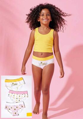 Slip en coton extensible Jadea 206 pour fille 