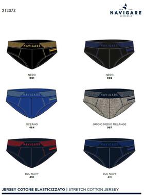 Men&#39;s Stretch Cotton Briefs Navigare 21307Z 