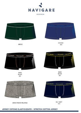 Boxer uomo in cotone elasticizzato Navigare 21430Z 