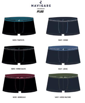 Boxer uomo in cotone elasticizzato Navigare 21520 