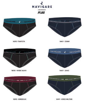 Slip uomo in cotone elasticizzato Navigare 21521 