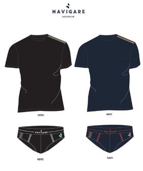 Ensemble coordonné homme avec t-shirt et slip Navigare 21561 