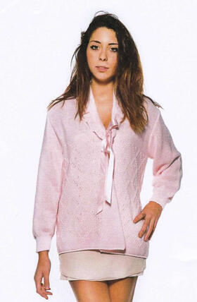 Liseuse donna misto lana La Rocca Lingerie 215 