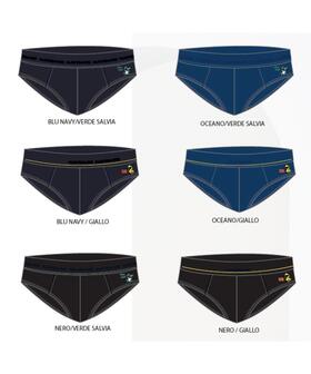 Slip uomo in cotone elasticizzato Navigare 21625 