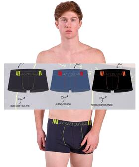 Boxer da ragazzo in cotone elasticizzato Navigare 21644J 