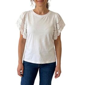T-SHIRT DONNA MANICA CORTA SANGALLO FLORA 23718
&nbsp; 