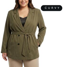 Женская удлиненная куртка Flora Curvy, артикул 260036 