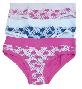 Slip boxerino ragazza in cotone elasticizzato Emy B2747J 