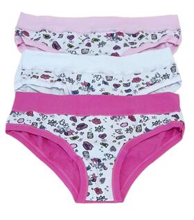 Slip ragazza in cotone elasticizzato Emy B2823J 