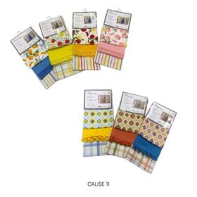 SET OF 3 PRECIOUS CALISE 10 KITCHEN TOWELS 