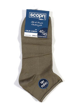 Short men's loose socks in elasticated thread Discover Calze Clip 