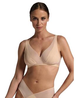 Lepel Tesoro 300 Cup B unlined underwired tulle and microfibre bra 