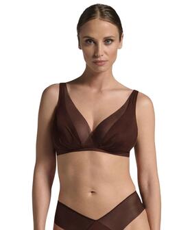 Lepel Tesoro 300 Cup B unlined underwired tulle and microfibre bra 