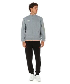 Tuta uomo in cotone garzato con zip Umbro 30269 
