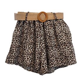 SHORT DONNA MACULATO CON CINTURA FLORA 3034 