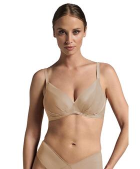Lepel Tesoro 305 unlined push-up bra in tulle and microfibre, cup B. 