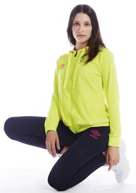 Women&#39;s spring tracksuit in stretch cotton with hood Umbro 32144 
