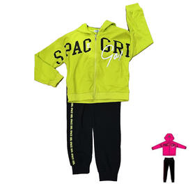 TWO-PIECE TRACKSUIT FOR GIRLS WITH HOOD NEXT SEASON LJ-32866 