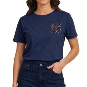 T-SHIRT DONNA MANICA CORTA FLORA 33064 