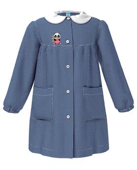 Grembiule scuola bambina Siggi Happy School 33GR4079 Ricamo Panda 