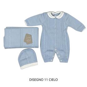 SET 3 PEZZI NEONATO NASCITA NAZARENO GABRIELLI NG-3488 