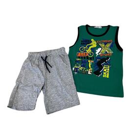 COMPLETO DUE PEZZI BAMBINO CANOTTA BERMUDA NEXT SEASON 39106 