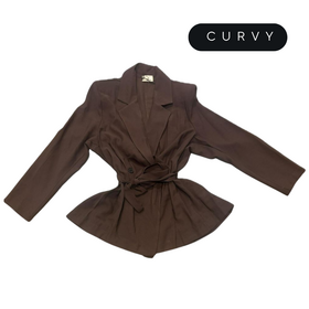 GIACCA DONNA OVER FLORA CURVY 260036 &nbsp; 