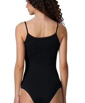 Body top a spalla stretta in cotone elasticizzato Jadea 4155 