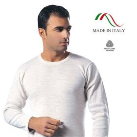 Maglia uomo manica lunga misto lana Leable 417 Tg.4/6 